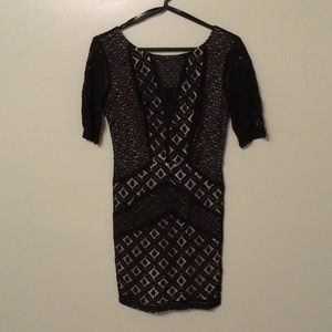 B. Darlin Black Lace Dress